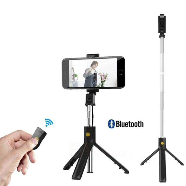 New Extendable Mini Tripod Wireless Bluetooth Selfie Stick for Iphone/Huawei Foldable Handheld Monopod Shutter Remote