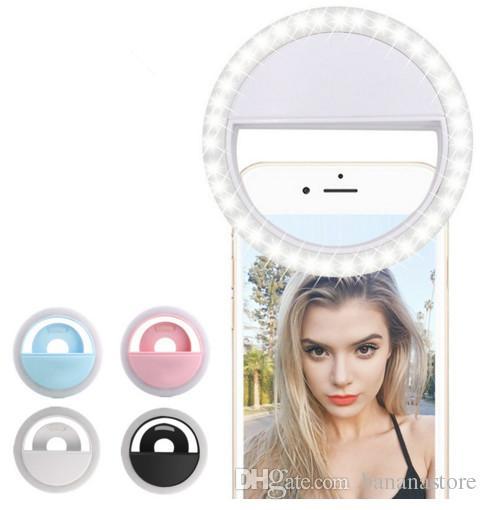 New Arrive USB Charge Selfie Portable Flash Led Camera Phone Photography Ring Light Enhancing Photography for iPhone all Smartphone