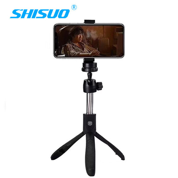 Mobile phone universal Bluetooth selfie stick remote control tripod live camera artifact multifunction