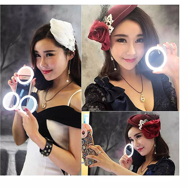 Universal Rechargeable RK-12 36pcs Clip-on Fill-in Light Compact Mini LED Bead Phone Photography Selfie Ring Light for All Smartphones