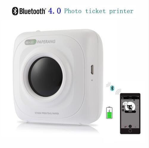 PAPERANG P1 Printer Portable Bluetooth 4.0 Photo Printer Phone Wireless Connection Printer 1000mAh Lithium-ion Batter