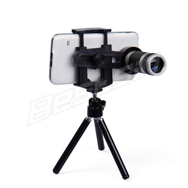 Bestsin Mobile Phone Lens Universal 8X Zoom Telescope Camera Telephoto Lenses For Iphone X 8 Samsung