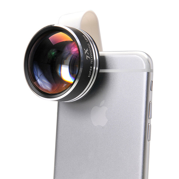 Universal Clip 7X Telephoto Telescope Phone Camera Lens for iphone 6 4 5S Samsung Cell phones Optical Telescope Lens APL-7XST DHL FREE