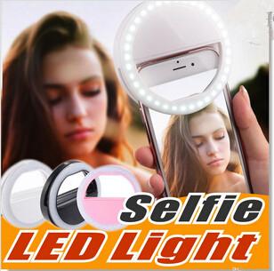 Selfie Light LED Ring Fill Light Supplementary Lighting Camera Photography For Samsung Galaxy S8 iPhone 7 6 6s LG Sony and all Smart Phones