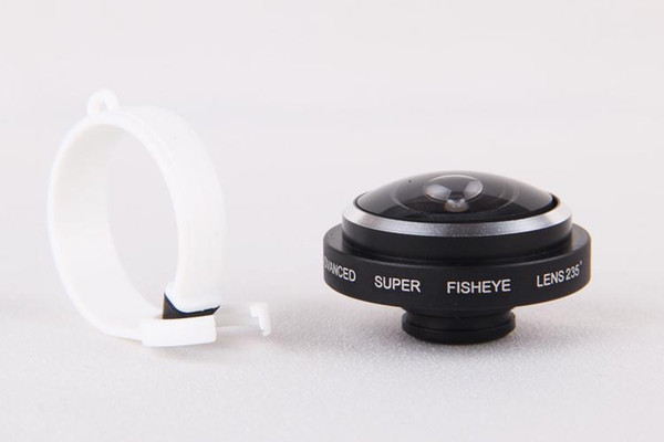 Black Universal Detachable Clip on 235 Degree Super Fisheye Fish Eye Camera Lens for iPhone 4S 5S 5C 5 6 6+ Samsung S3 S4