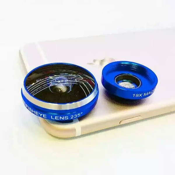 NOW 2 in 1 universal camera phone lens 235 degrees fisheye + macro for iPhone 7 Samsung Galaxy S7 HTC Huawei mobile phone fish eye