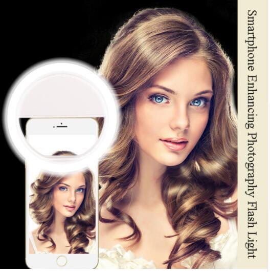 Z30 Mobile phone Selfie Ring Light Flash lens beauty Fill Light Lamp Portable Clip for Photo Camera For Cell Phone Smartphone