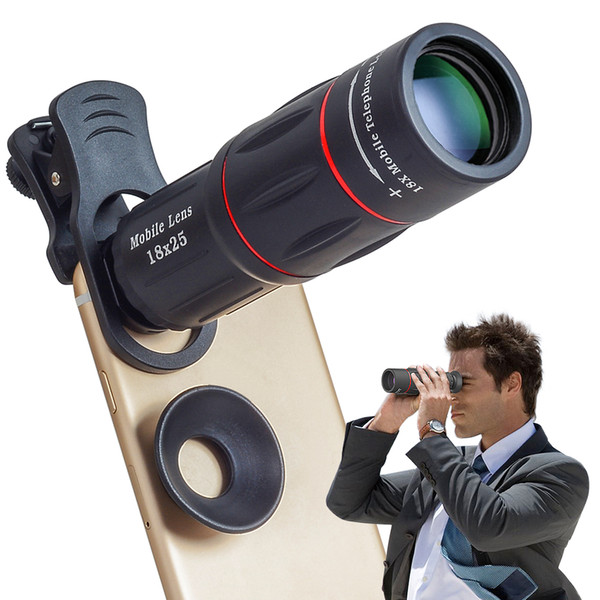 Telefon Camera Lens universal 18X Telescope Zoom telescope Mobile Phone Lens for iPhone Xiaomi Smartphones