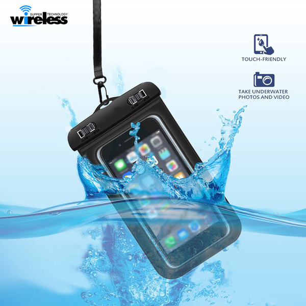 Waterproof phone Pouch case bag PVC Protective cellphone dry bag underwater phone case bag For iphone x samsung s10 case smartphones