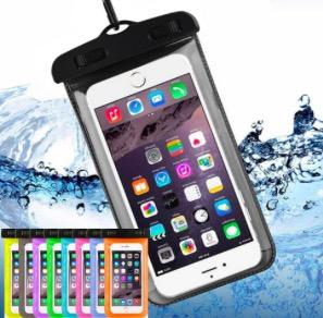 Dry Bag Waterproof case bag PVC Protective universal Phone Pouch With Compass Bags For Diving Swimming For smart phone up to 5.8 inch