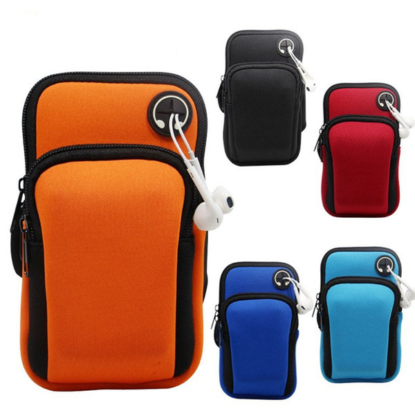 100pcs Arm Bag Universal Waterproof Sports Running Arm Band Shooting Sports Mobile Phone Arm Bag For Iphone For Samsung Note 4