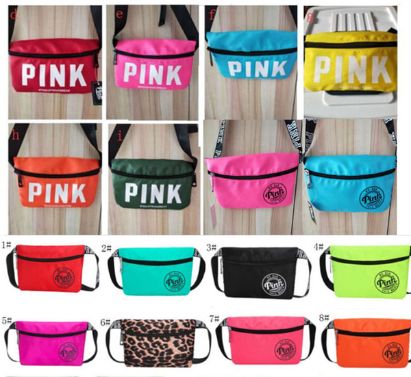 Pink Letter Fanny Pack Love Pink Waist Bags Waterproof Nylon Beach Bag Women Purses Sports Handbags Outdoor Cosmetic Bags 2018 sale wallet