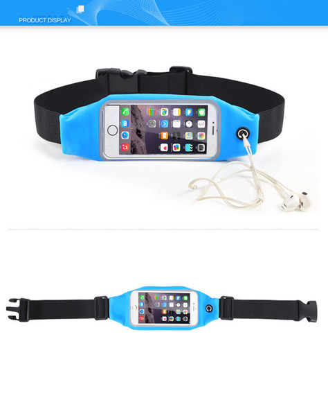 Outdoor sport Waist Bag Waterproof Running Bag Pouch Pocket Coin Purse Hip Money Belt travel Mobile Phone Bag