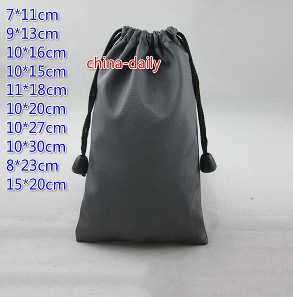 Free Ship 100pcs Waterproof Shrink Phone Bag Case Pouch Storage Universal Self Selfie Stick Bag Mobile for iPhone Xiaomi Power bank Earphone