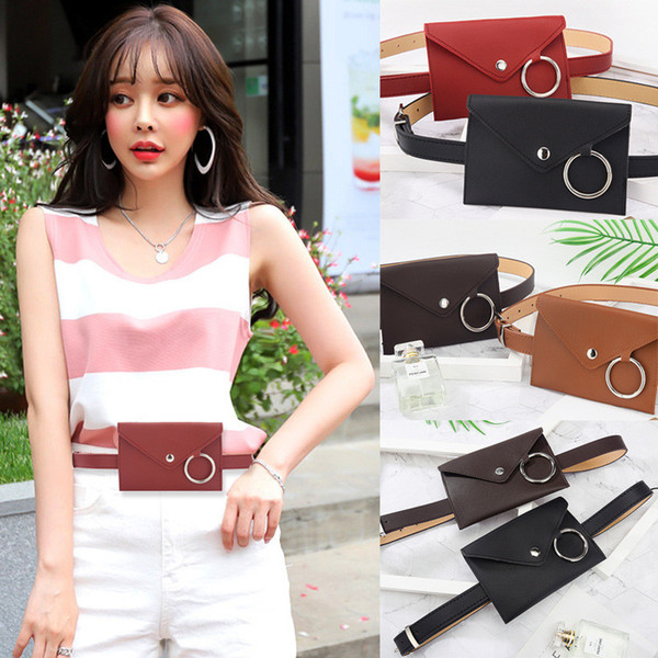 Fashion New Women Waist Pack Femal Belt Bag Phone Pouch Women Envelope Bags for Ladies Girls Phone Pack