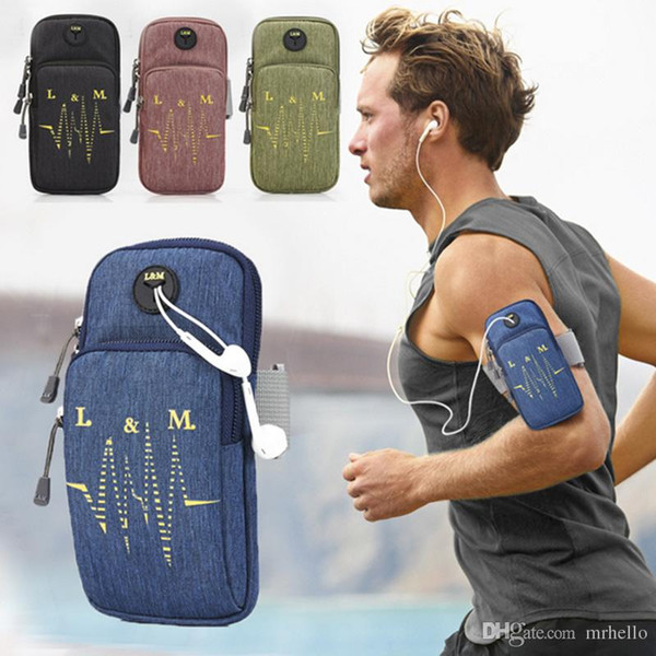 Sports mobile phone armband storage bag mobile phone bag for Huawei Iphone millet Sony Android universal outdoor portable shoulder bag