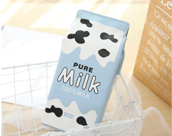 Autumn new women creative beverage bottle shape wallet Korean version of small backpack milk slant cross mobile phone