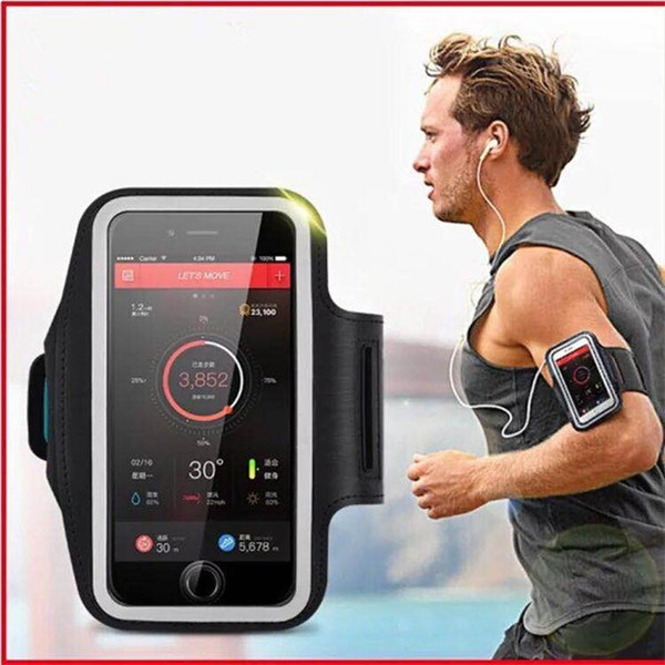 For Iphone 7 6 6s Plus case Waterproof Sports Running Case bag workout Armbands Holder Pounch For Samsung