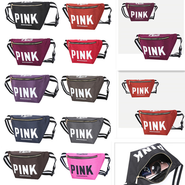 Love Pink Letter Fanny Pack Beach Waist Belt Bag Crossbody Shoulder Bags designer Handbags Purses Outdoor Cosmetic makeup Bag storage sale