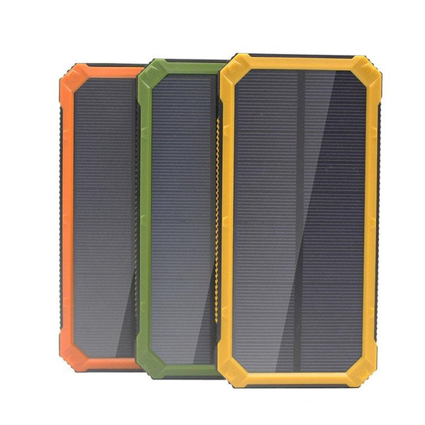 Portable 20000mAh Solar Power Bank Backup Battery Charger For iPhone XR XS MAX X 8 Samsung Android Phone High Quality