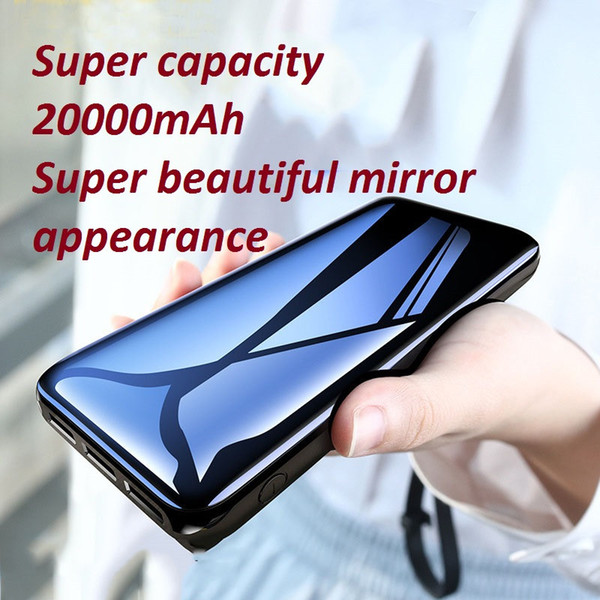 New Style 20000mAh Power Bank 3USB ultra-large capac External Battery Portable Power Bank Charger for IPhone Samsung IPad Intelligent Phone