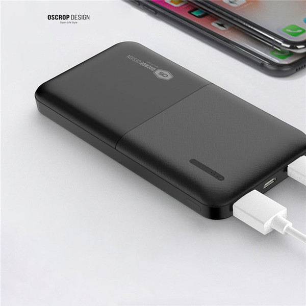 Universal charging treasure innovation 10000 ma large capacity ultra-thin gift mobile power supply Wear resistant to scratch ultra-thin feel