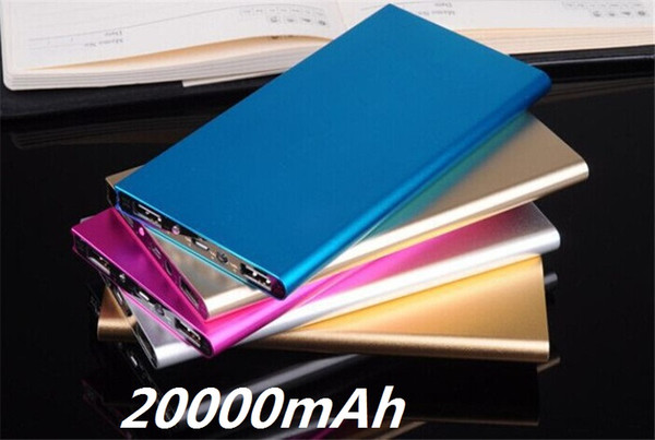 Large Capacity 20000 MAh New Style Power Bank 2USB External Battery Portable Power Bank Charger for Phone Samsung IPad Mobile Phone