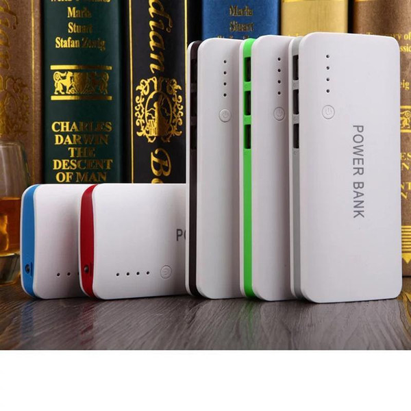 Portable power bank 20000mAh Colorful Universal Power Bank External Battery Backup USB Portable Cell Phone Chargers