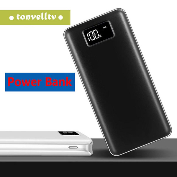 20000mah Power Bank External Battery PoverBank 2 USB LED Powerbank Portable Mobile phone Charger for Xiaomi MI ip X 11 Huawei