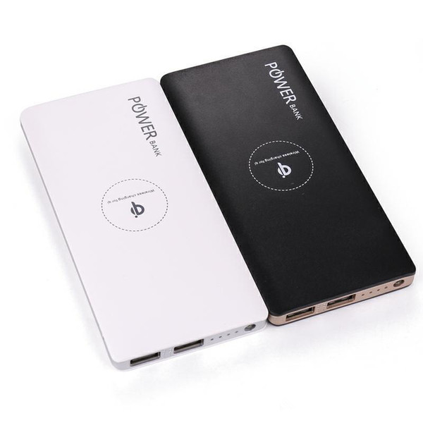 QI 7000 mAh Wireless Power Bank Portable Wireless Charger with Dual USB External Battery Pack for iPhone 8 X Samsung S8 Note 8 with package