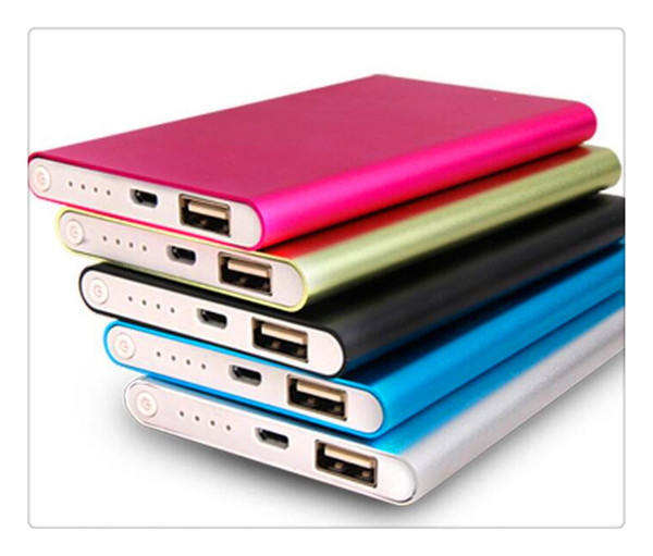 Ultra thin slim powerbank 8800mAh Ultrathin power bank for mobile phone Tablet PC External battery free shipping