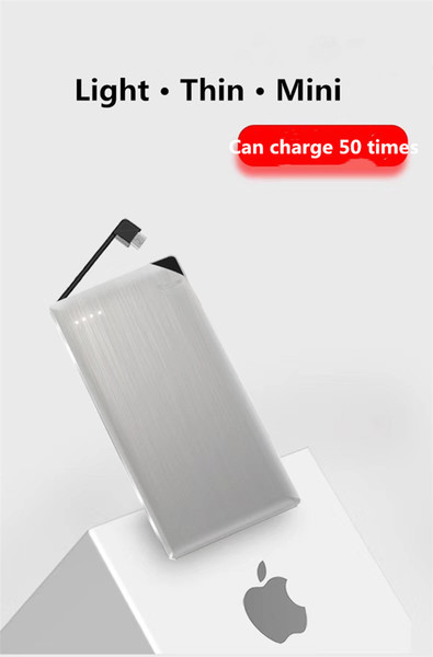 Top Quality Credit card power bank 10000mah 5V 2A Lithium Polymer battery power bank Patented design