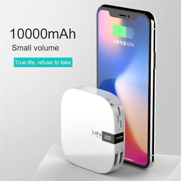 Q3 mini Mobile power bank 10000mah power banks usb chargers portable fashion power bank 2.4A fast charging