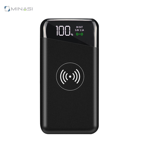 Power Bank Supplier New Product Wireless Charging Power Bank With Power Display