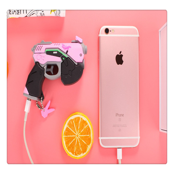 DVA Cosplay Prop Gun Toy Power Bank 2600mah Portable Cute DVA Prop Gun Power Bank High Quality