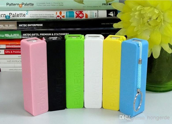 Perfume 2600mAh Portable Power Bank Color Mixed External USB/Micro USB host battery power bank For samsung S4/s3 iphone5/4 589