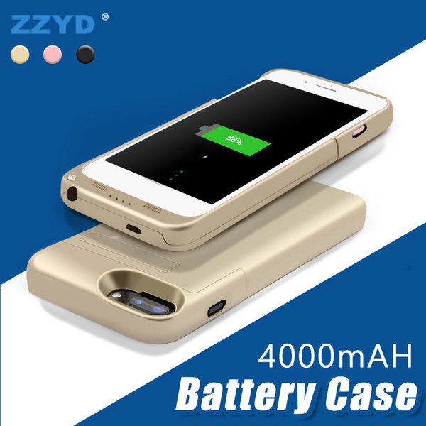 Thin Back Charger 4000mAh 4.7 inches Portable Charger IPhone 7 Power Bank with Retail Package