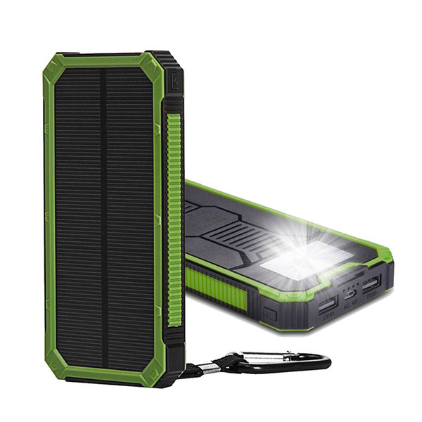 Tollcuudda 20000mah Solar Poverbank For Xiaomi Iphone LG Phone Power Bank Charger Battery Portable Mobile Pover Bank Powerbank