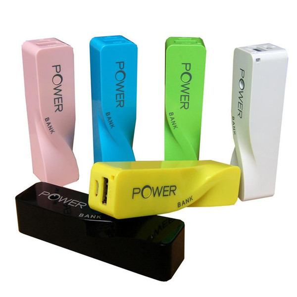 2600mAh Power Bank USB External Battery Charger Portable Curved Perfume Powerbank Emergency backup battery For iphone 6 Samsung Galaxy