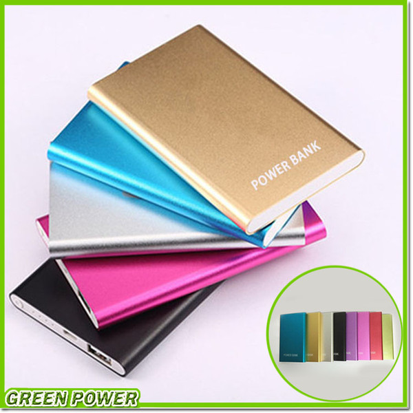 8 colour Power Bank 2600mAh External Battery Powerbank Charger Cell Phone Power Banks With Retail Box For Mobile Phone iPad Free Shipping