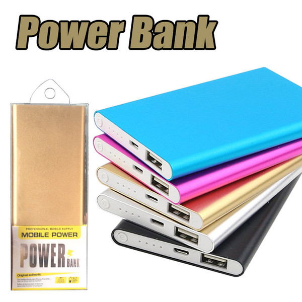 20000Mah Ultra Thin Slim Power Bank Phone Charger Portable External Battery Polymer Book Powerbank for iPhone 8 Plus mobile phone Tablet PC