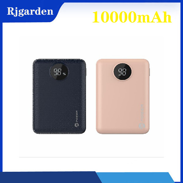 10000mAh MINI Powerbank with the USB cable Large Capacity mobile Power bank batteries Mobile Battery Charger with digital screen