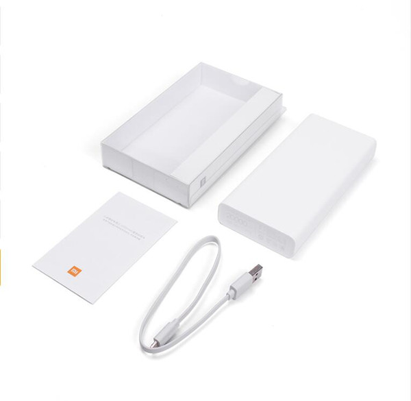 Wholesale Mi Xiaomi Power Bank 20000mAh 2C Two-way Quick Charger QC3.0 5V/9V/12V Dual USB External Battery for Phone Tablets