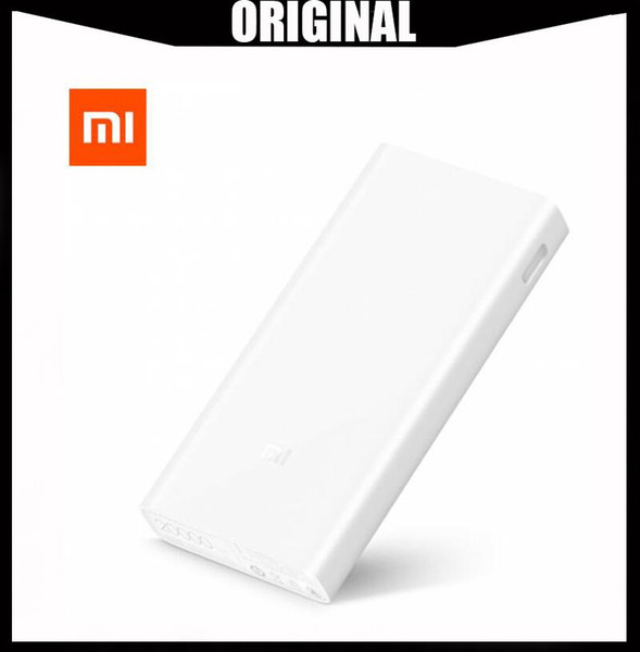 Wholesale Mi Xiaomi Power Bank 20000mAh 2C Two-way Quick Charger QC3.0 5V/9V/12V Dual USB External Battery for Phone Tablets