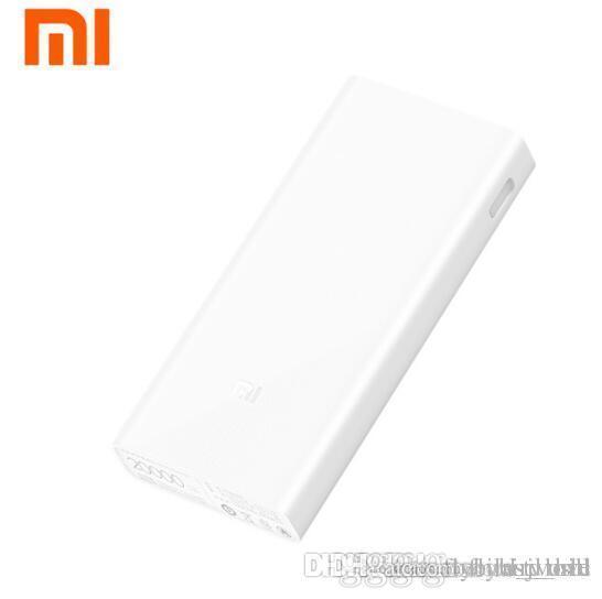 Original Mi Xiaomi Power Bank 20000mAh 2C Two-way Quick Charger QC3.0 5V/9V/12V Dual USB External Battery for Phone Tablets