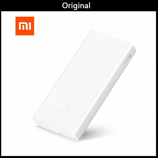 Original Mi Xiaomi Power Bank 20000mAh 2C Two-way Quick Charger QC3.0 5V/9V/12V Dual USB External Battery for Phone Tablets