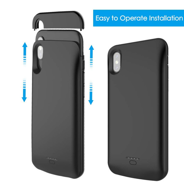 Hot selling Battery Case for iPhone X XS 4000mAh portable power Charging Case for iPhone 5 7 8 6plus 8plus XR XS MAX