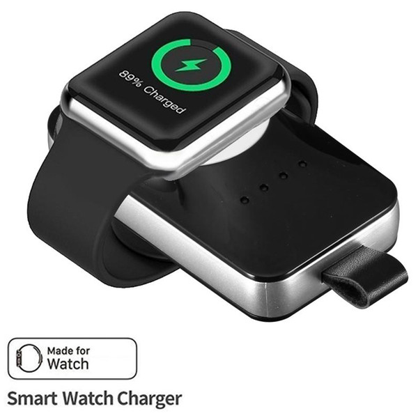 Wireless Charger Powerbank For iWatch Smart Watch Portable Magnetic Charger Cord Power Bank For iWatch Charging Cable with Retail Box