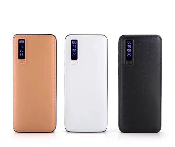 Universal 20000mah Power Bank Fast charging 3 USB with LED light and display Portable Battery Charger for all pad iPhone Retail package