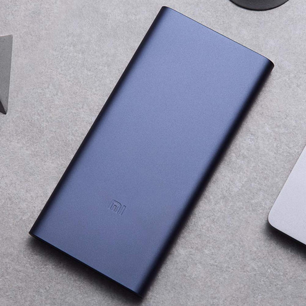 10000mAh Xiaomi Mi Power Bank 2i External Battery Bank 18W Quick Charge Powerbank 10000 PLM09ZM with Dual USB Output for Phone